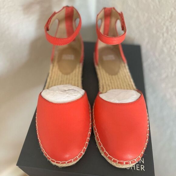 Eileen Fisher Lala Espadrille Leather Flat Closed Toe Sandal, Size 8, Pink, NWT - Picture 10 of 16